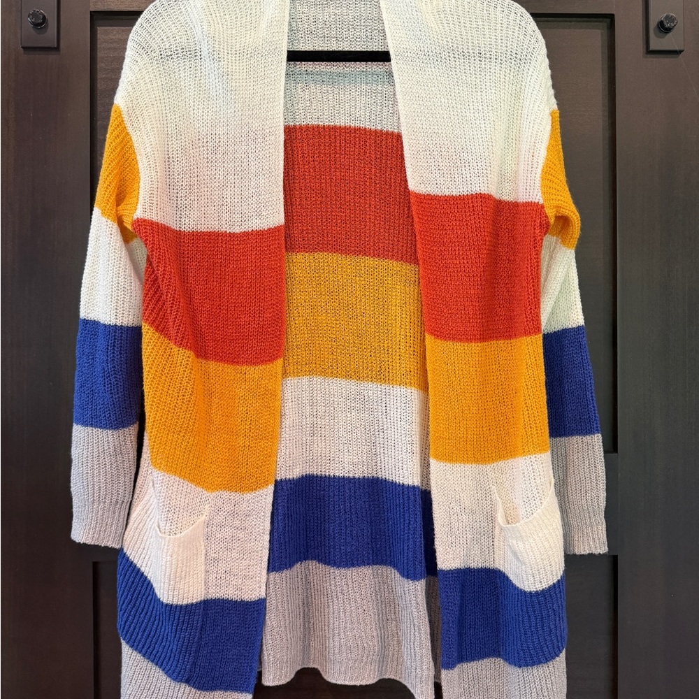 Colorful Striped Women's Sweater